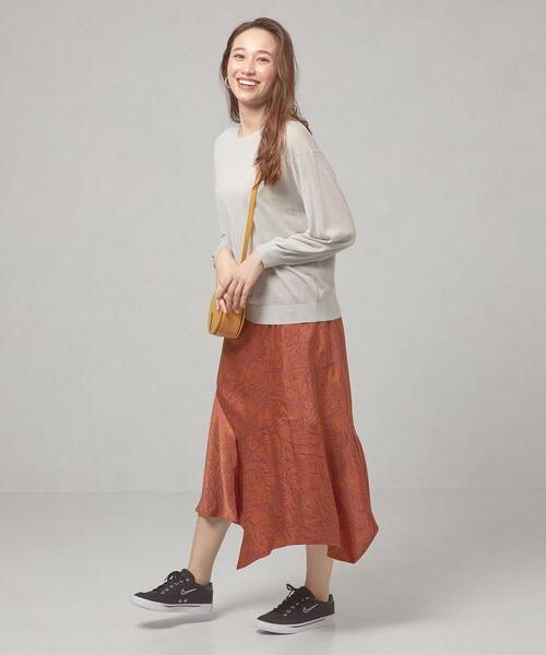 THE STATION STORE(ザ ステーション ストア)の「<closet story(クローゼットストーリー)>シアー プルオーバー ニット -ウォッシャブル-(ニット/セーター・レディース・ライトグレー/ブラック/イエロー・FREE)」の20枚目の写真