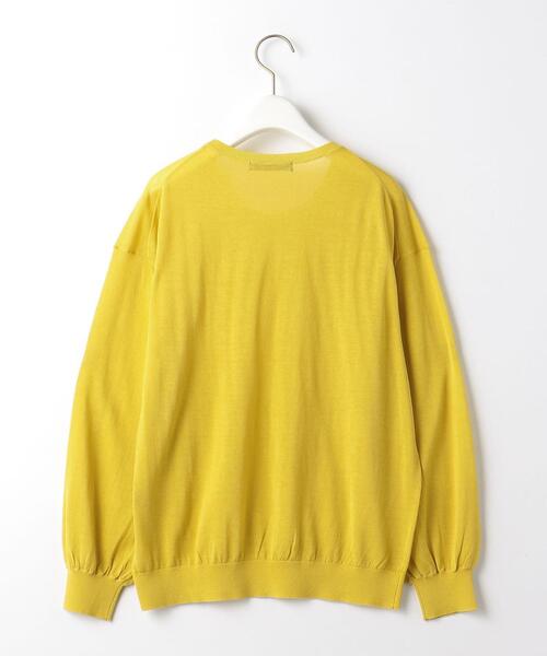 THE STATION STORE(ザ ステーション ストア)の「<closet story(クローゼットストーリー)>シアー プルオーバー ニット -ウォッシャブル-(ニット/セーター・レディース・ライトグレー/ブラック/イエロー・FREE)」の15枚目の写真