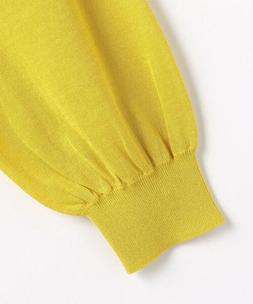 THE STATION STORE(ザ ステーション ストア)の「<closet story(クローゼットストーリー)>シアー プルオーバー ニット -ウォッシャブル-(ニット/セーター・レディース・ライトグレー/ブラック/イエロー・FREE)」の12枚目の写真