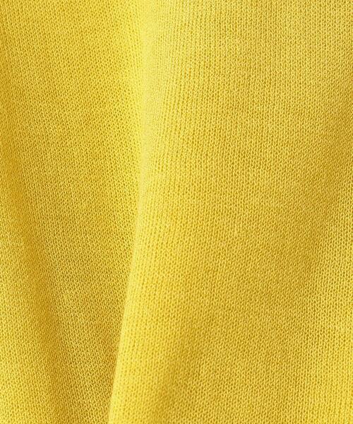 THE STATION STORE(ザ ステーション ストア)の「<closet story(クローゼットストーリー)>シアー プルオーバー ニット -ウォッシャブル-(ニット/セーター・レディース・ライトグレー/ブラック/イエロー・FREE)」の5枚目の写真