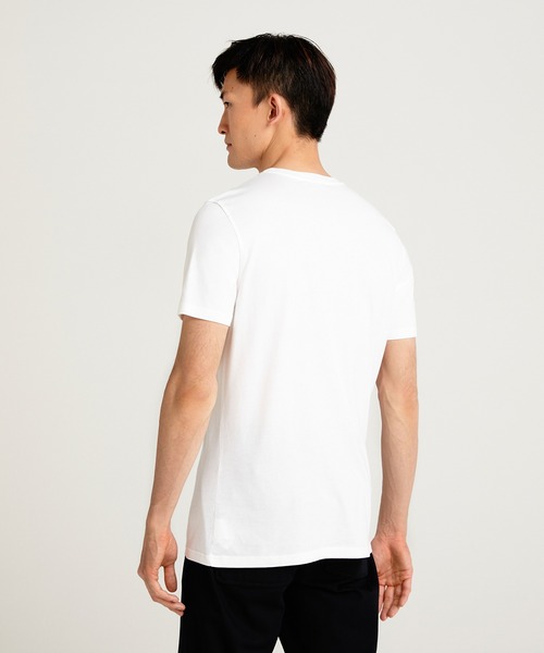 SISLEY（シスレー）の「型押し半袖Tシャツ・カットソー（Tシャツ/カットソー・メンズ・ホワイト系その他/ブラック/ホワイト・MEDIUM/SMALL/LARGE/X-LARGE）」の16枚目の写真