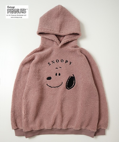 PEANUTS（ピーナッツ）の「【PEANUTS】スヌーピーボアプルオーバー 