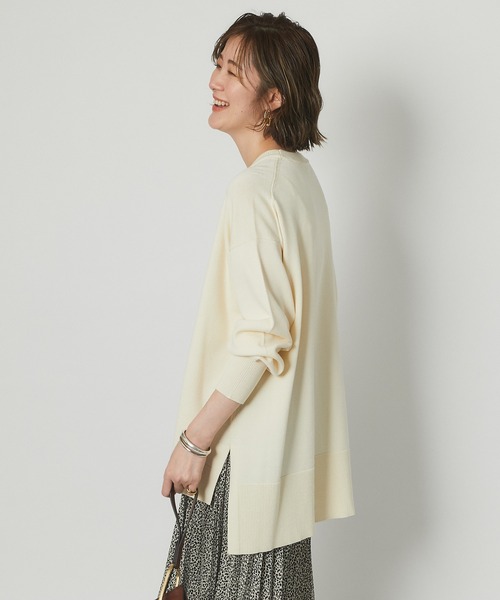 RIVE DROITE（リヴドロワ）の「それぞれ単品でも着られる優秀セット　プルオーバー＆プリーツスカートセット（ワンピース・レディース・アイボリー/ブラック・FREE）」の7枚目の写真