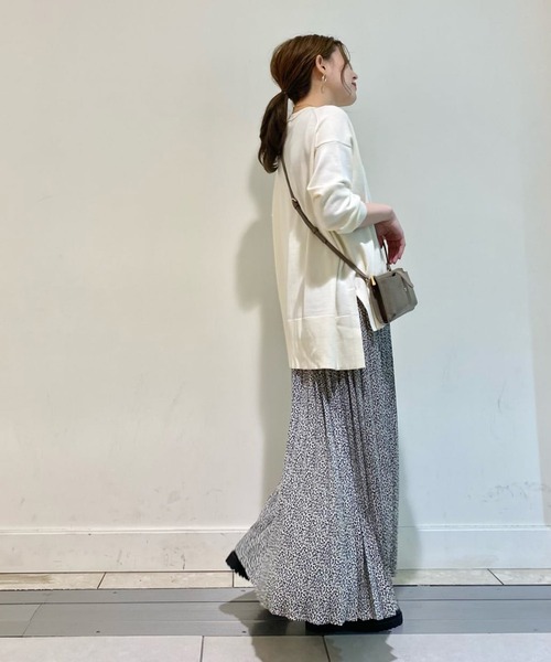 RIVE DROITE（リヴドロワ）の「それぞれ単品でも着られる優秀セット　プルオーバー＆プリーツスカートセット（ワンピース・レディース・アイボリー/ブラック・FREE）」の21枚目の写真