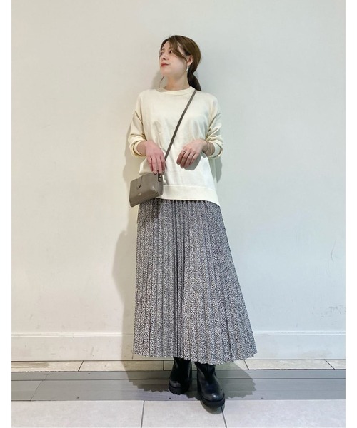 RIVE DROITE（リヴドロワ）の「それぞれ単品でも着られる優秀セット　プルオーバー＆プリーツスカートセット（ワンピース・レディース・アイボリー/ブラック・FREE）」の20枚目の写真