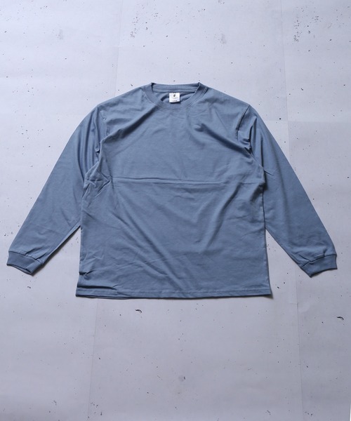 SPINNS（スピンズ）の「【ゆったりシルエット】オーバーサイズロングスリーブTシャツ（Tシャツ/カットソー・メンズ・ブルー/ブラック/ホワイト・M/L/XL）」の21枚目の写真