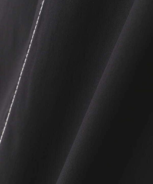 N.（N. Natural Beauty Basic）（エヌエヌナチュラルビューティーベーシック）の「デザインステッチバンドカラーワンピース（ワンピース・レディース・パープル/ブラック/グリーン・MEDIUM）」の9枚目の写真