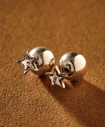 （WEB限定）スター×パールビッグキャッチ2WAYピアス