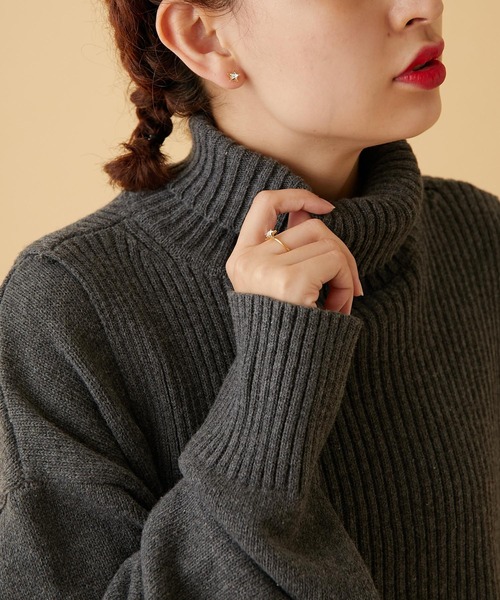 ear PAPILLONNER（イアパピヨネ）の「（WEB限定）スター×パールビッグキャッチ2WAYピアス（ピアス（両耳用）・レディース・シルバー/ゴールド・FREE）」の6枚目の写真