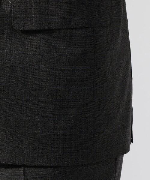 美品■TOMORROWLAND×Loro Piana セットアップ ブラック TOMORROWLAND （トゥモローランド）の「Super130's ウールシルク