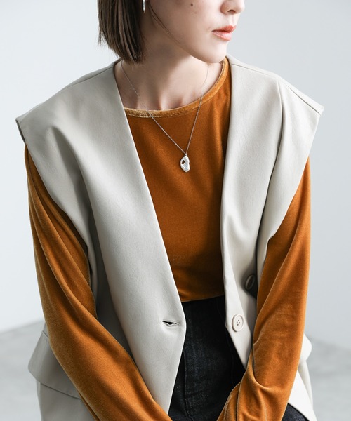 select MOCA（セレクトモカ）の「lavaネックレス（ネックレス・レディース・シルバー/ゴールド・FREE）」の5枚目の写真