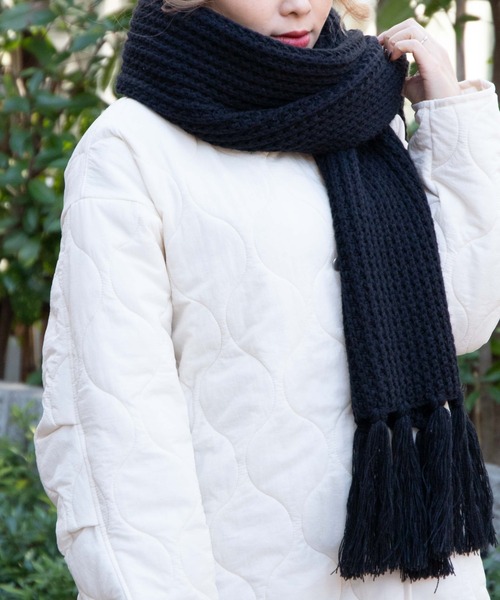 WEGO（ウィゴー）の「WEGO/スーパーロングマフラー（マフラー）」 - WEAR