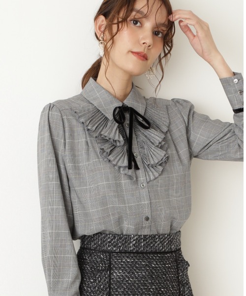 JILL STUART（ジルスチュアート）の「【追加生産】◆ビッキーブラウス（シャツ/ブラウス・レディース・ホワイト/ブラック系その他・SMALL/MEDIUM）」の11枚目の写真