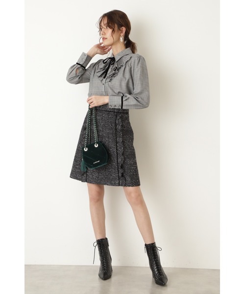 JILL STUART（ジルスチュアート）の「【追加生産】◆ビッキーブラウス（シャツ/ブラウス・レディース・ホワイト/ブラック系その他・SMALL/MEDIUM）」の13枚目の写真