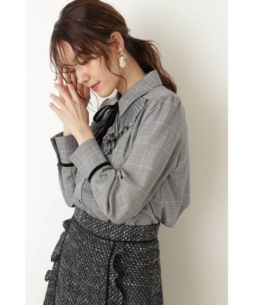 JILL STUART（ジルスチュアート）の「【追加生産】◆ビッキーブラウス（シャツ/ブラウス・レディース・ホワイト/ブラック系その他・SMALL/MEDIUM）」の12枚目の写真