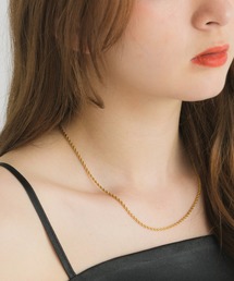 muku | ツイストチェーンネックレス / サージカルステンレス / 316L(ネックレス)