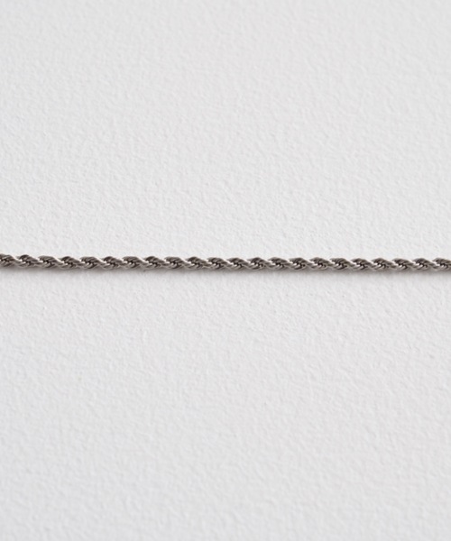 muku（ムク）の「金属アレルギー対応 ツイストチェーンネックレス / サージカルステンレス（ネックレス・レディース・シルバー/ゴールド・39cm/45cm/52㎝）」の15枚目の写真