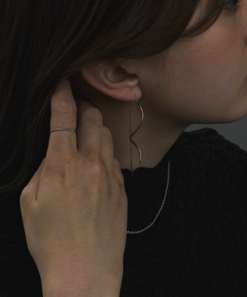 muku（ムク）の「金属アレルギー対応 ツイストチェーンネックレス / サージカルステンレス（ネックレス・レディース・シルバー/ゴールド・39cm/45cm/52㎝）」の19枚目の写真