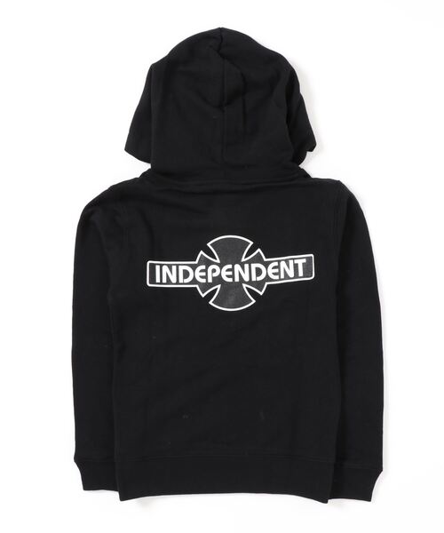 INDEPENDENT(インディペンデント)の「INDEPENDENT TRUCKS O.G.B.C YOUTH SWEAT PARKA(パーカー・キッズ・ブラック/グレー・130/140/150/160)」の3枚目の写真