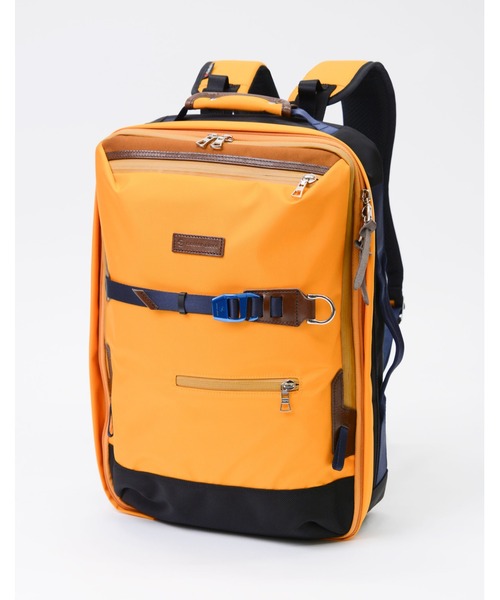 master-piece（マスターピース）の「master-piece / potential　2WAYバックパック / 01752-v3（バックパック/リュック・メンズ・ネイビー/イエロー/ブラック/オリーブ・FREE）」の4枚目の写真