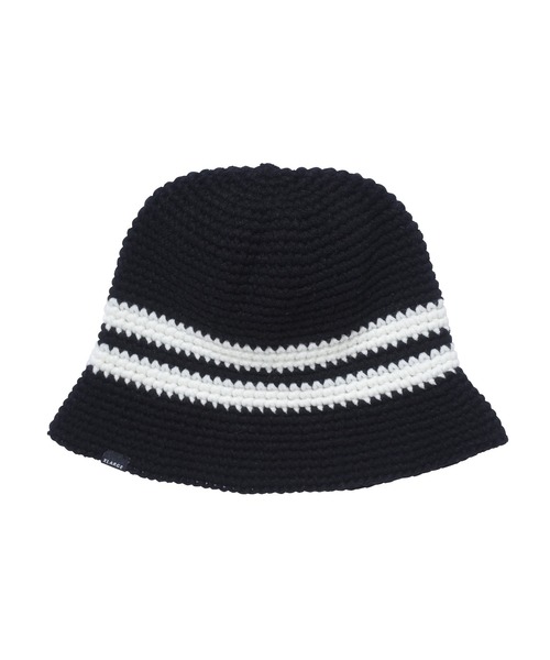 XLARGE（エクストララージ）の「KNITTED BUCKET HAT（ハット・メンズ・ホワイト/ブラック/グリーン・M/L）」の2枚目の写真