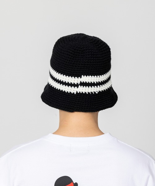 XLARGE（エクストララージ）の「KNITTED BUCKET HAT（ハット・メンズ・ホワイト/ブラック/グリーン・M/L）」の8枚目の写真