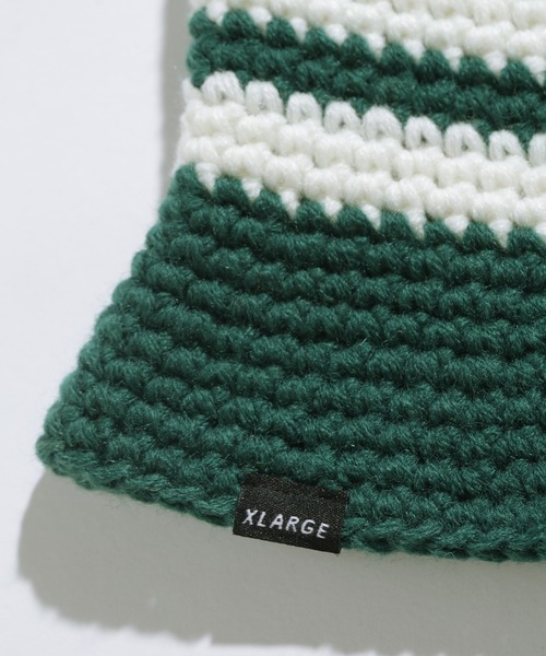 XLARGE（エクストララージ）の「KNITTED BUCKET HAT（ハット・メンズ・ホワイト/ブラック/グリーン・M/L）」の10枚目の写真