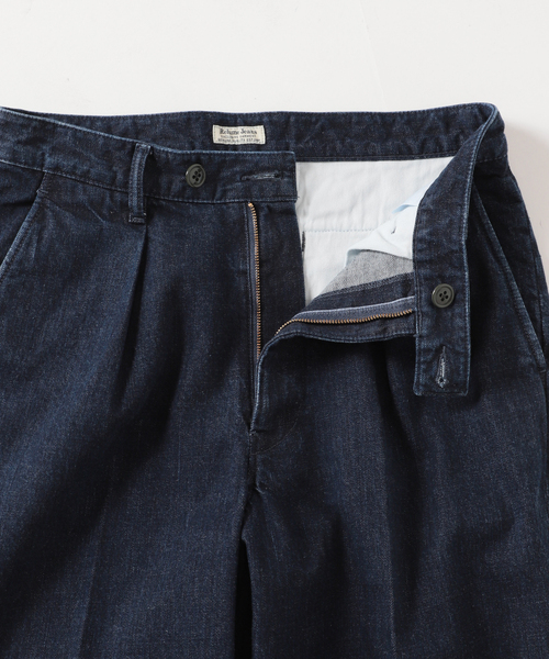 JOURNAL STANDARD relume(ジャーナルスタンダード レリューム)の「Relume Jeans ワイドデニムスラックス(デニムパンツ・メンズ・ブラック/ネイビー/サックスブルー・MEDIUM/LARGE)」の6枚目の写真