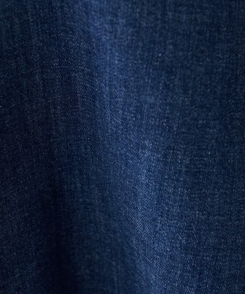 BEARDSLEY（ビアズリー）の「袖パフGジャンとセットアップ可 デニムスカート（スカート・レディース・インディゴブルー・FREE/2）」の11枚目の写真