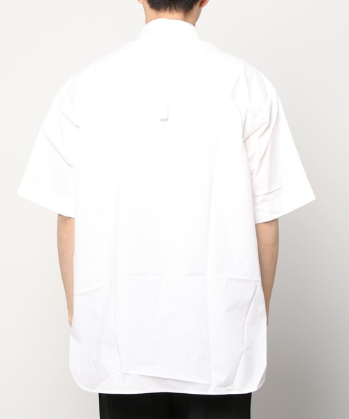 STUDIO NICHOLSON（スタジオニコルソン）の「スタジオニコルソン STUDIO NICHOLSON / SORONO OVERSIZED SHIRT（シャツ/ブラウス・メンズ・ホワイト/ライトグリーン・SMALL）」の5枚目の写真