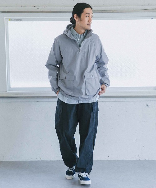 URBAN RESEARCH DOORS（アーバンリサーチドアーズ）の「Half Zip アノラックパーカー（マウンテンパーカー・メンズ・グレー系その他/ブルー系その他/レッド・38/40）」の16枚目の写真