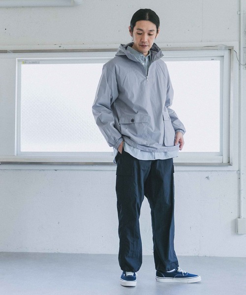 URBAN RESEARCH DOORS（アーバンリサーチドアーズ）の「Half Zip アノラックパーカー（マウンテンパーカー・メンズ・グレー系その他/ブルー系その他/レッド・38/40）」の6枚目の写真