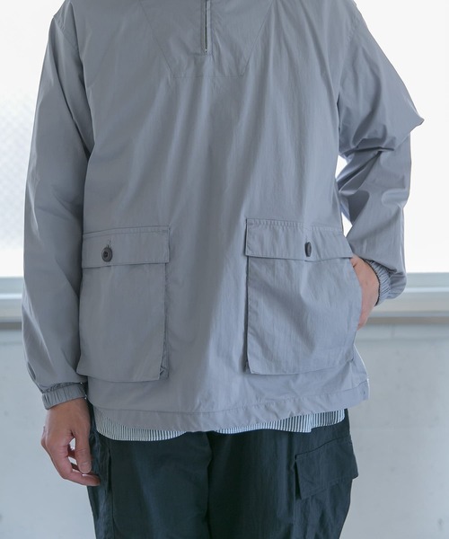URBAN RESEARCH DOORS（アーバンリサーチドアーズ）の「Half Zip アノラックパーカー（マウンテンパーカー・メンズ・グレー系その他/ブルー系その他/レッド・38/40）」の22枚目の写真