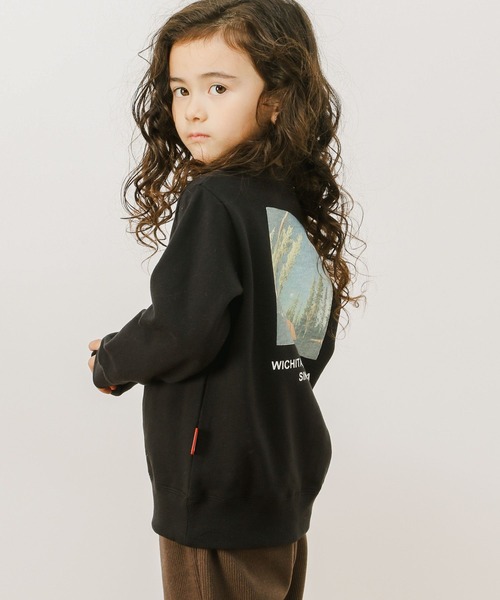 COLEMAN（コールマン）の「[KIDS]【Coleman(コールマン)】フォトプリントプルオーバー（スウェット・キッズ・ブラック/ピンク・110cm/120cm/130cm/140cm）」の8枚目の写真