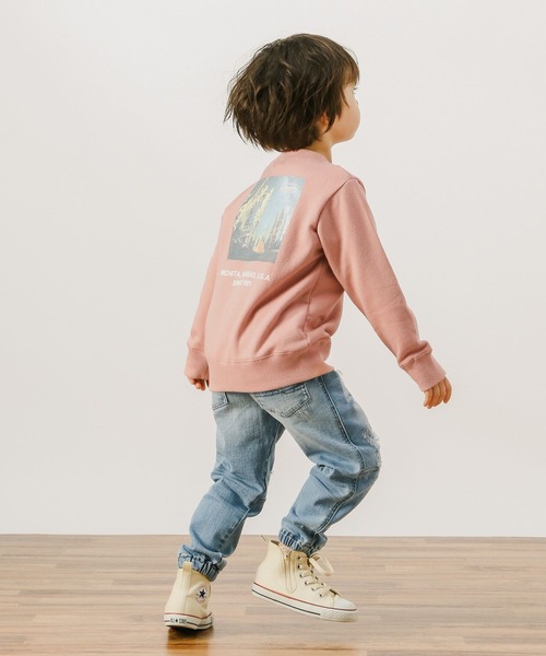 COLEMAN（コールマン）の「[KIDS]【Coleman(コールマン)】フォトプリントプルオーバー（スウェット・キッズ・ブラック/ピンク・110cm/120cm/130cm/140cm）」の14枚目の写真
