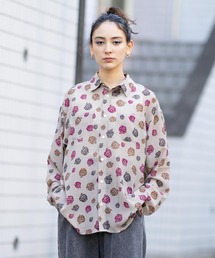 X-girl | APPLE GIRL SHEER SHIRT(シャツ/ブラウス)