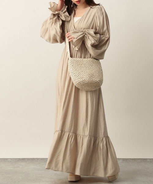 Heather（ヘザー）の「ペーパーワンショルＢＡＧ　265180（ショルダーバッグ・レディース・グリーン/アイボリー・FREE）」の11枚目の写真