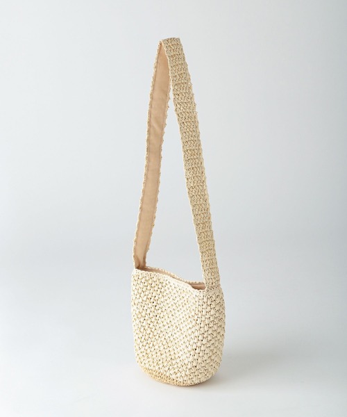 Heather（ヘザー）の「ペーパーワンショルＢＡＧ　265180（ショルダーバッグ・レディース・グリーン/アイボリー・FREE）」の3枚目の写真