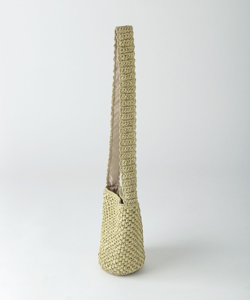 Heather（ヘザー）の「ペーパーワンショルＢＡＧ　265180（ショルダーバッグ・レディース・グリーン/アイボリー・FREE）」の13枚目の写真