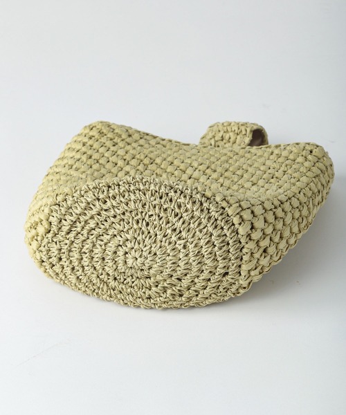 Heather（ヘザー）の「ペーパーワンショルＢＡＧ　265180（ショルダーバッグ・レディース・グリーン/アイボリー・FREE）」の8枚目の写真