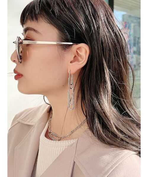 GYDA(ジェイダ)の「JEYSUS クリップピアス(ピアス(両耳用)・レディース・シルバー/ゴールド・FREE)」の4枚目の写真