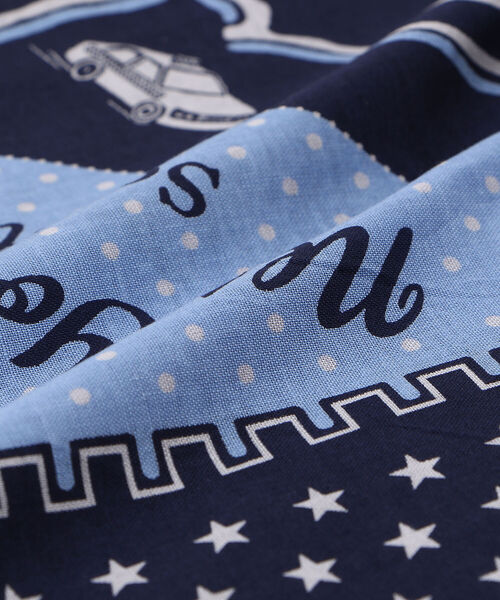 schott（ショット）の「Schott/ショット/BANDANA NEW YORK/バンダナ ニューヨーク（バンダナ/スカーフ・メンズ・ブラック/ネイビー/オレンジ・FREE）」の6枚目の写真