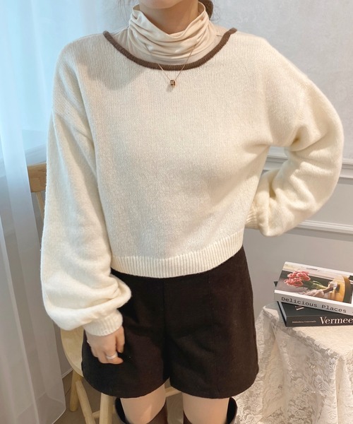 apres jour(アプレジュール)の「バックリボンニット【ZOZOTOWN限定アイテム】(ニット/セーター・レディース・ライトグレー/ライトピンク/グリーン/アイボリー・X-LARGE/フリー)」の10枚目の写真