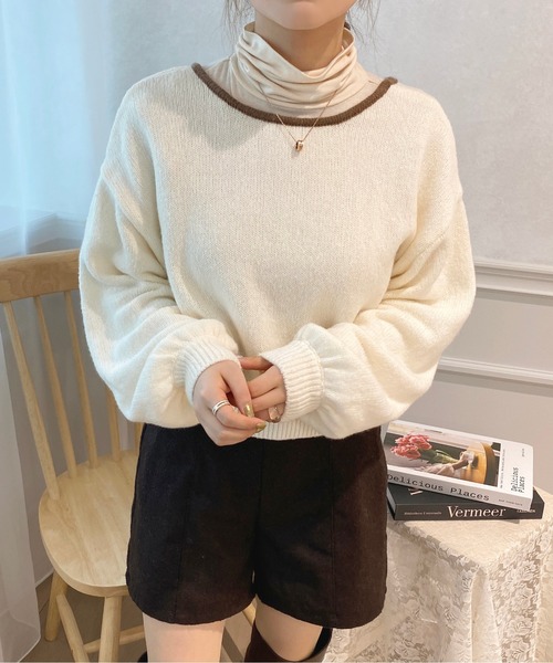 apres jour(アプレジュール)の「バックリボンニット【ZOZOTOWN限定アイテム】(ニット/セーター・レディース・ライトグレー/ライトピンク/グリーン/アイボリー・X-LARGE/フリー)」の11枚目の写真