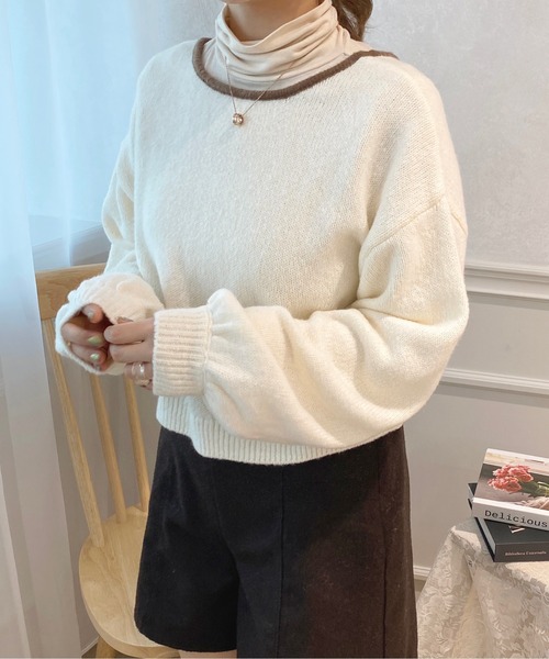 apres jour(アプレジュール)の「バックリボンニット【ZOZOTOWN限定アイテム】(ニット/セーター・レディース・ライトグレー/ライトピンク/グリーン/アイボリー・X-LARGE/フリー)」の12枚目の写真