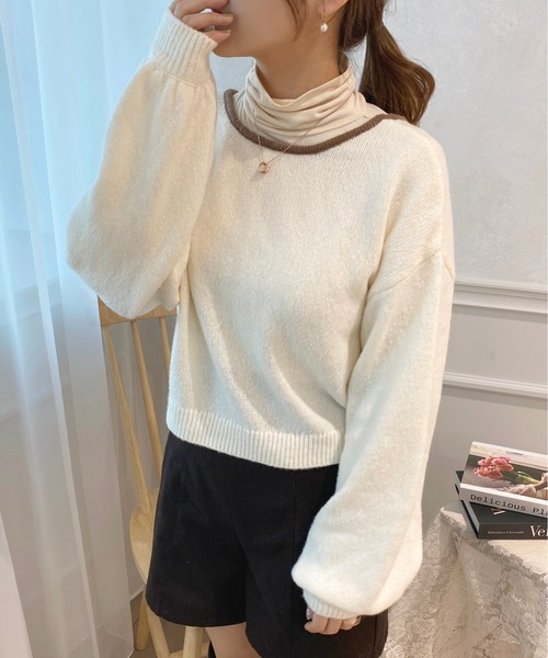 apres jour(アプレジュール)の「バックリボンニット【ZOZOTOWN限定アイテム】(ニット/セーター・レディース・ライトグレー/ライトピンク/グリーン/アイボリー・X-LARGE/フリー)」の13枚目の写真