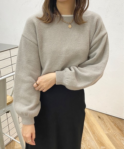 apres jour(アプレジュール)の「バックリボンニット【ZOZOTOWN限定アイテム】(ニット/セーター・レディース・ライトグレー/ライトピンク/グリーン/アイボリー・X-LARGE/フリー)」の20枚目の写真