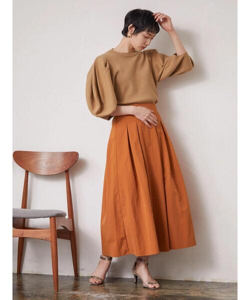 armonia(アルモニーア)の「armonia.袖ボリュームニットプルオーバー(ニット/セーター・レディース・ブラック/ブラウン/オフホワイト・FREE)」の16枚目の写真