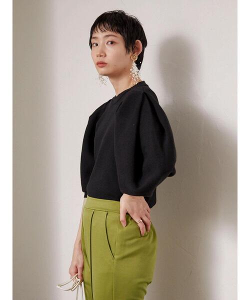 armonia(アルモニーア)の「armonia.袖ボリュームニットプルオーバー(ニット/セーター・レディース・ブラック/ブラウン/オフホワイト・FREE)」の20枚目の写真