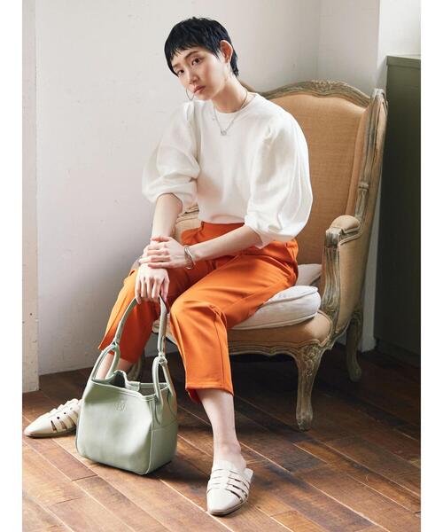 armonia(アルモニーア)の「armonia.袖ボリュームニットプルオーバー(ニット/セーター・レディース・ブラック/ブラウン/オフホワイト・FREE)」の13枚目の写真